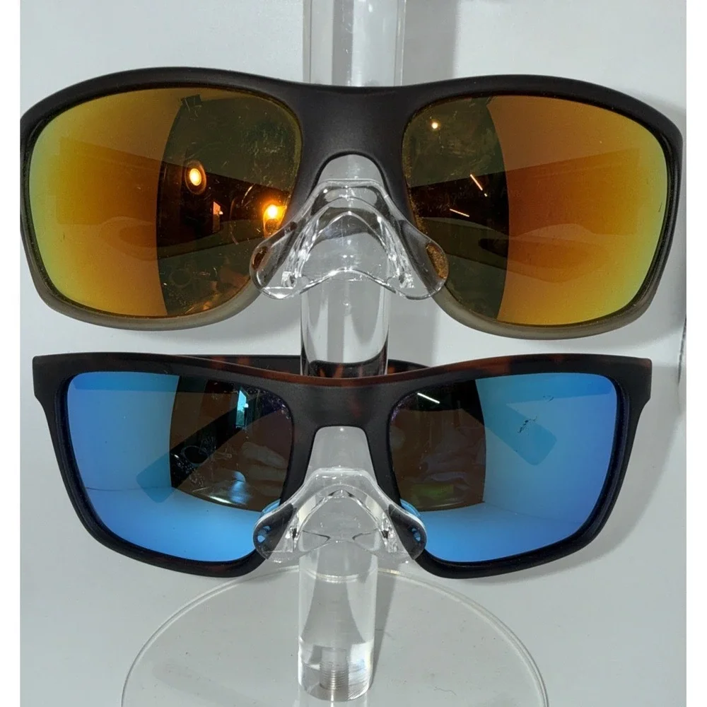 2 pair authentic Panama Jack Sunglasses-Brown/Blue Mirror & Brown Yellow Mirror